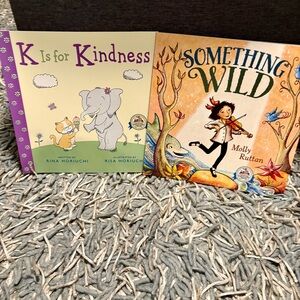 Collection of 2 children's picture books: new book lot for girls